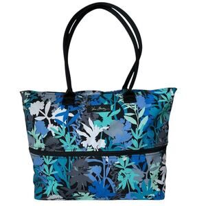 Vera Bradley Lighten Up Camofloral Expandable Travel Tote Water Resistant Bag